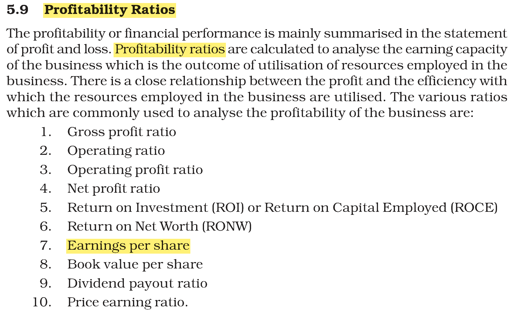 Extract from the NCERT textbook
