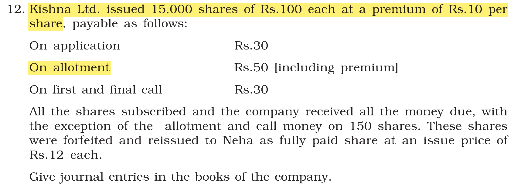 Extract from the NCERT textbook