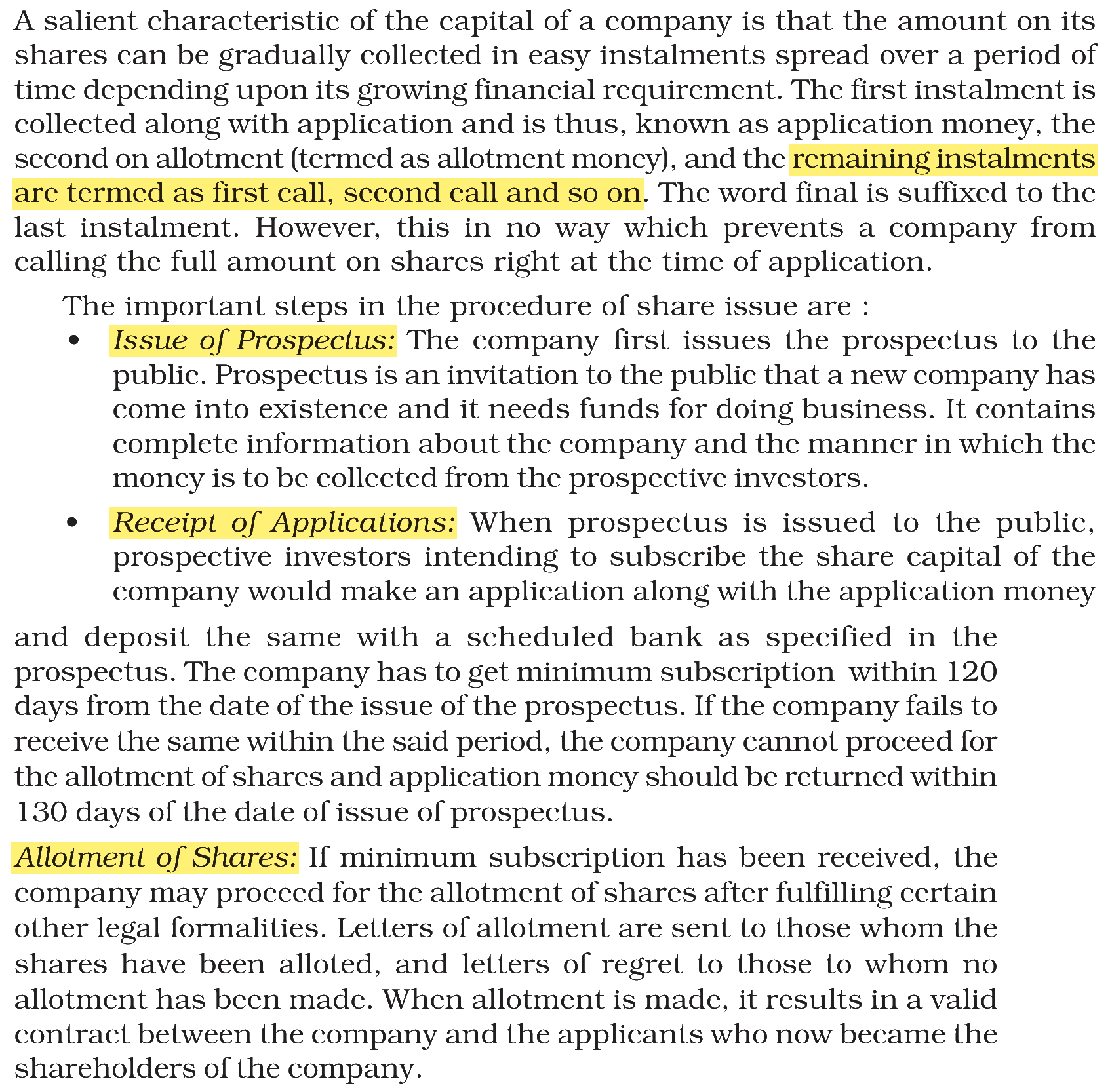Extract from the NCERT textbook