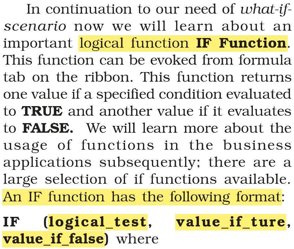 Extract from the NCERT textbook