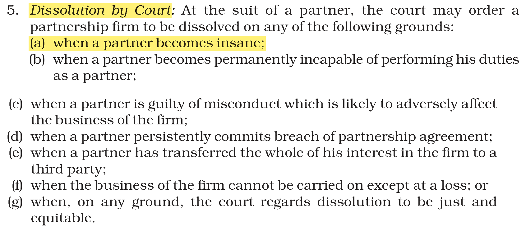 Extract from the NCERT textbook