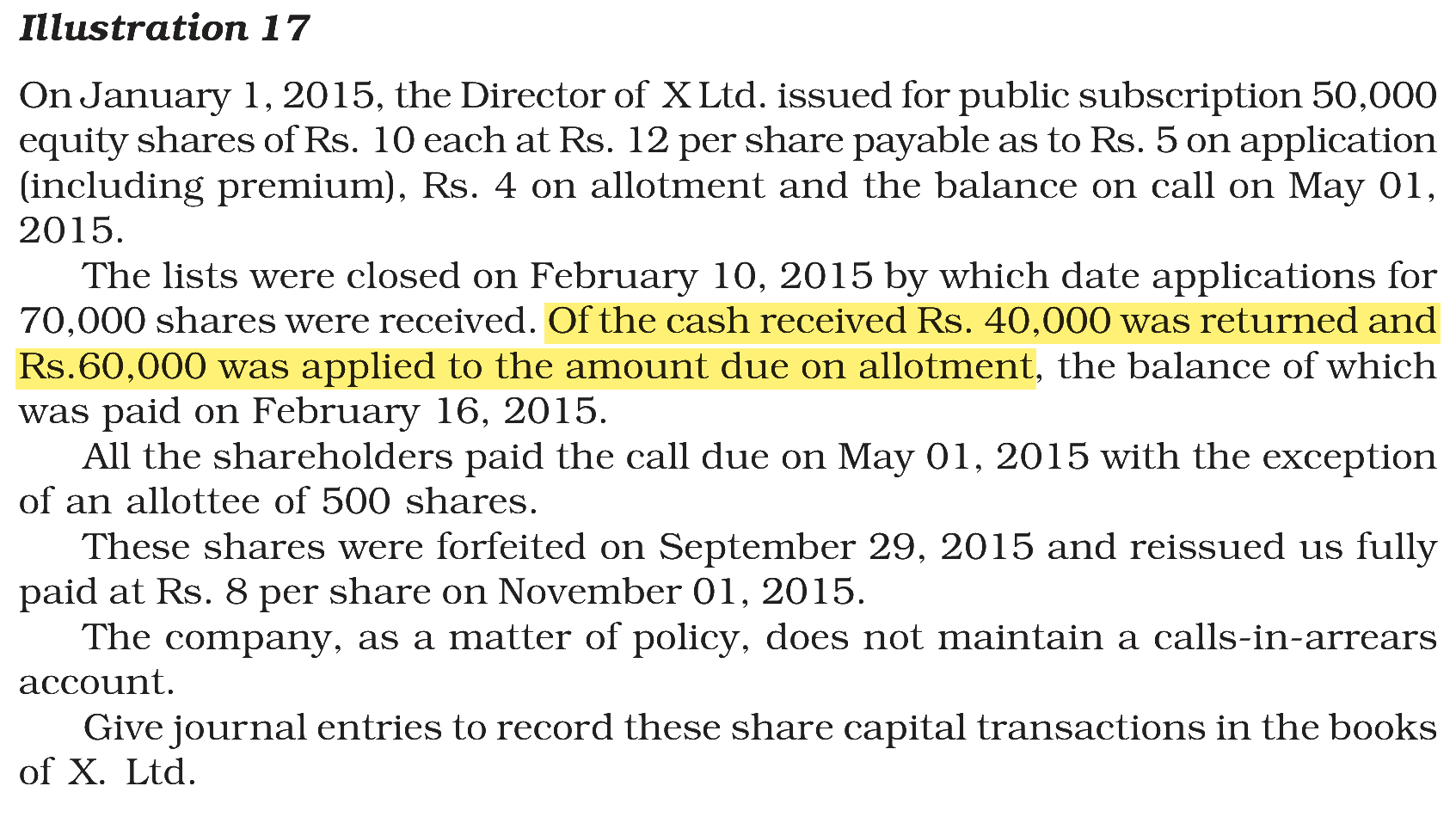 Extract from the NCERT textbook