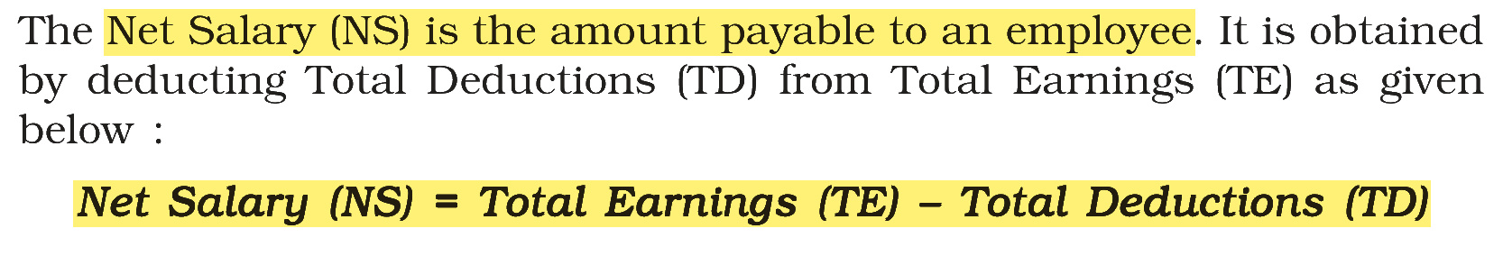 Extract from the NCERT textbook