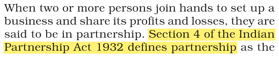 Extract from the NCERT textbook