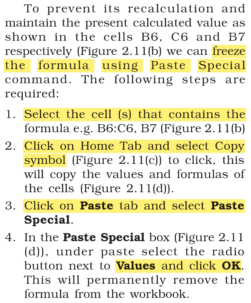 Extract from the NCERT textbook