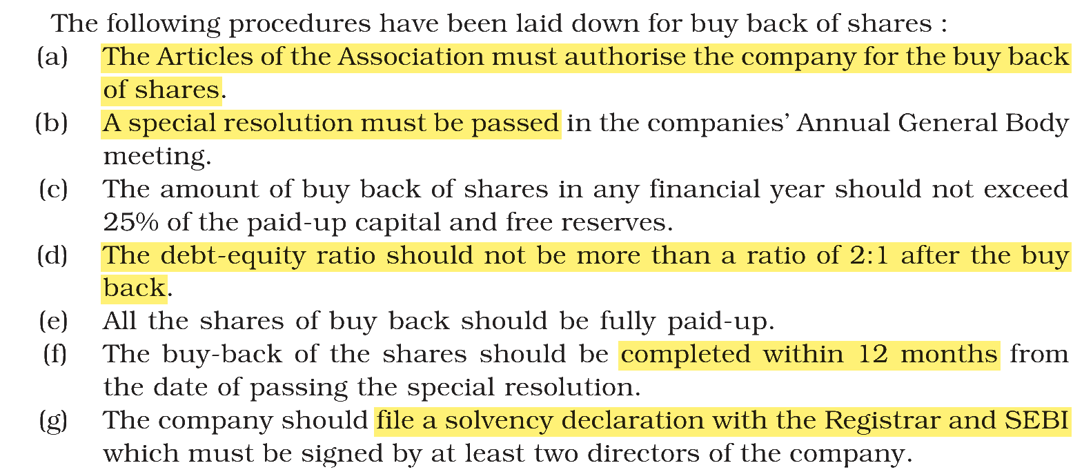 Extract from the NCERT textbook