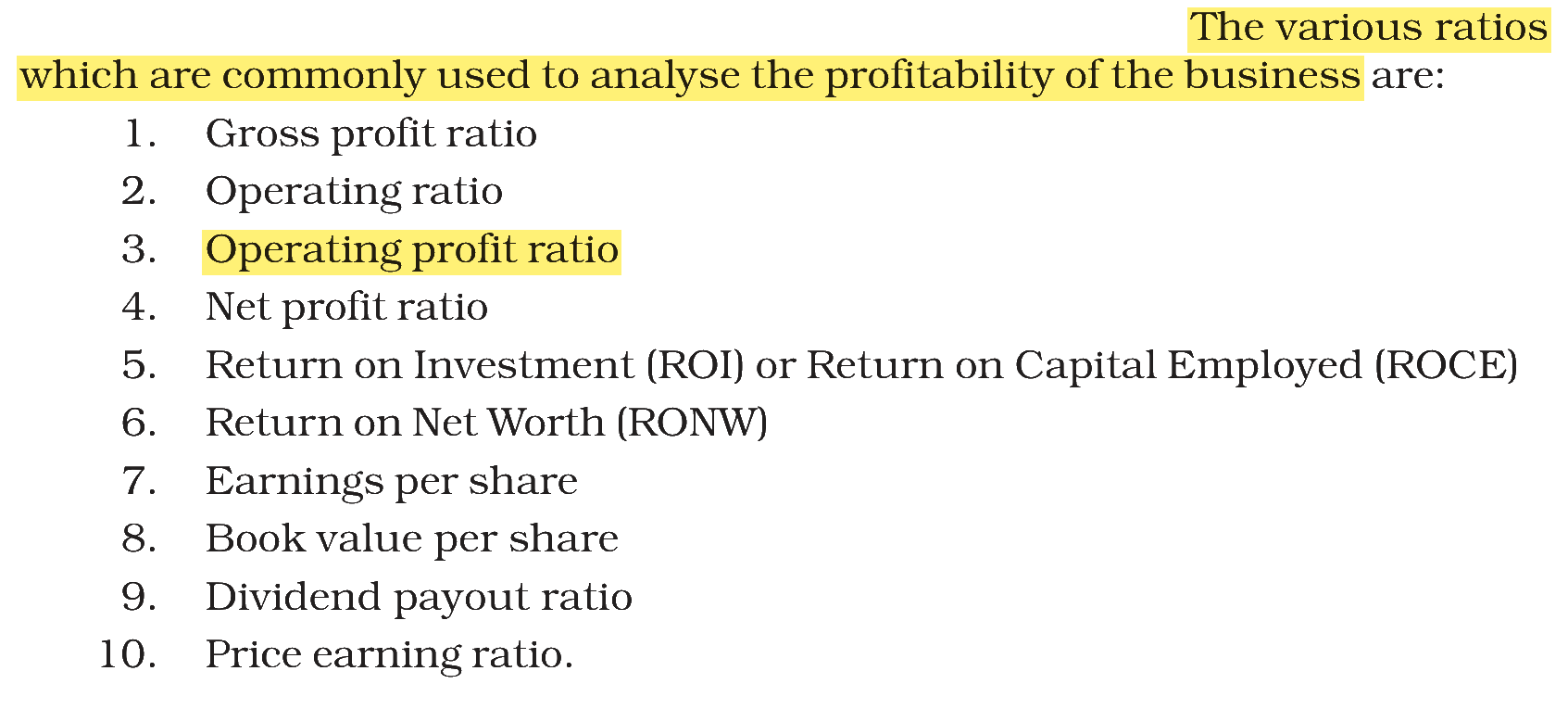 Extract from the NCERT textbook