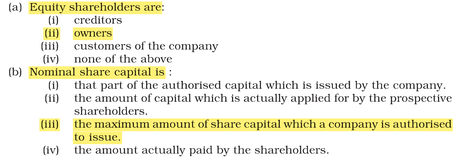 Extract from the NCERT textbook