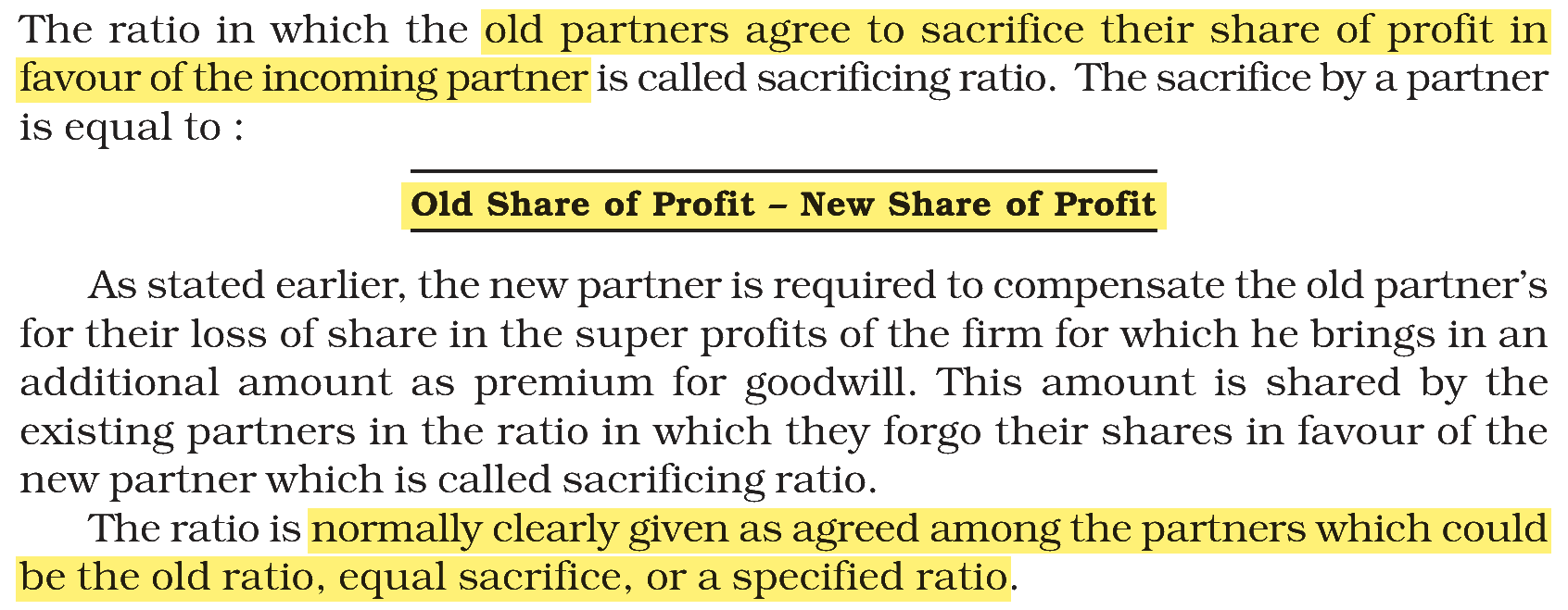 Extract from the NCERT textbook