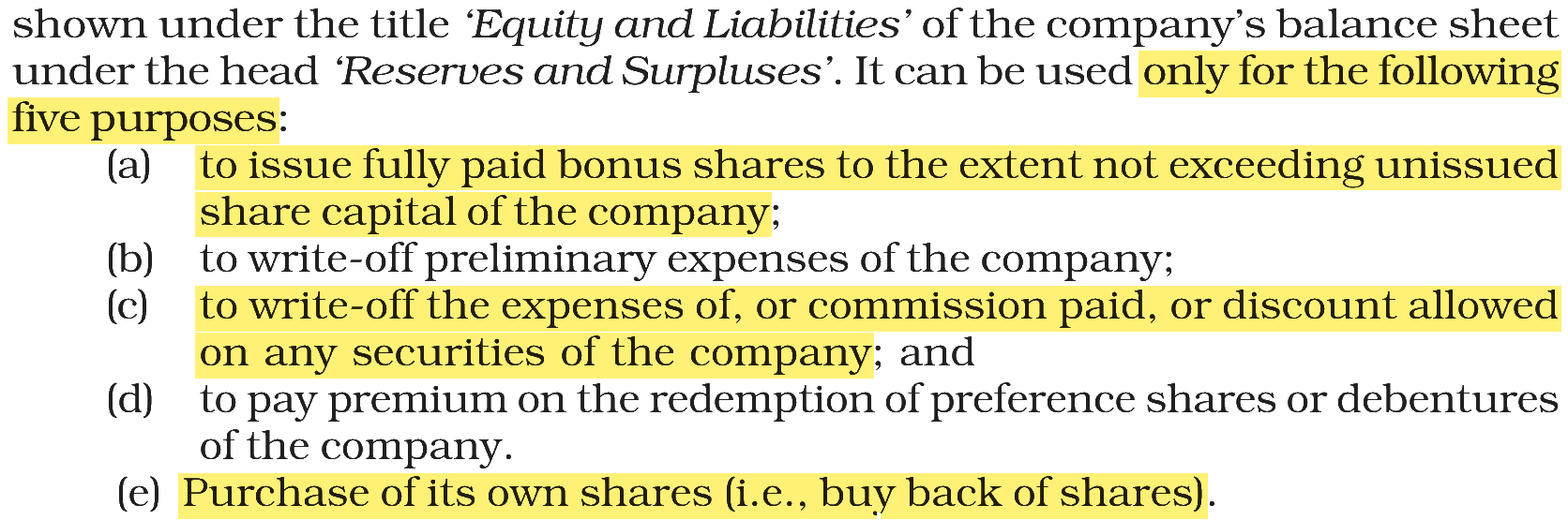 Extract from the NCERT textbook
