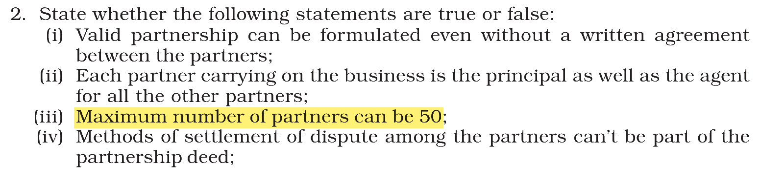 Extract from the NCERT textbook