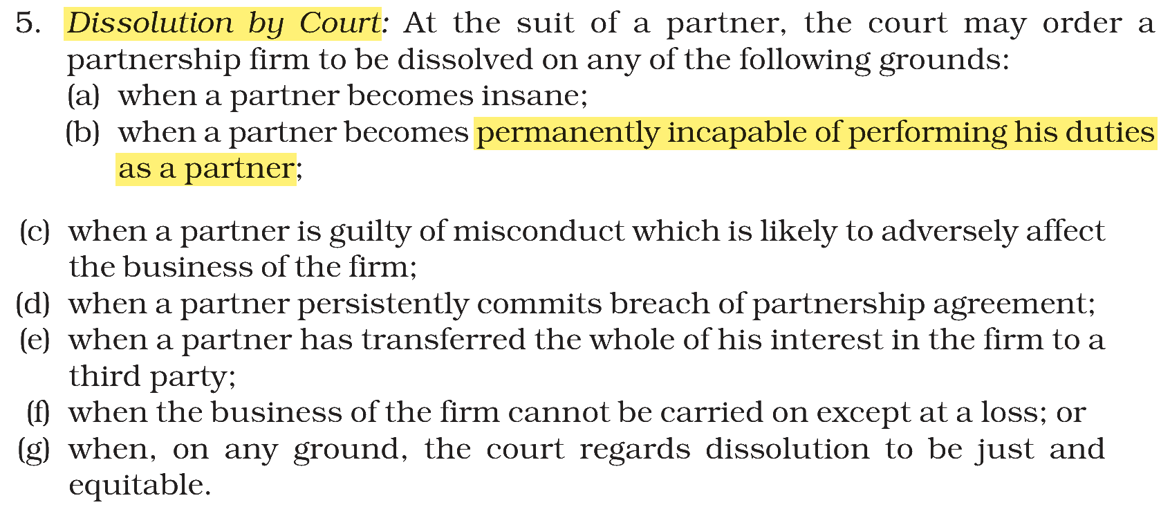 Extract from the NCERT textbook