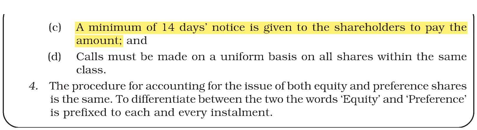 Extract from the NCERT textbook