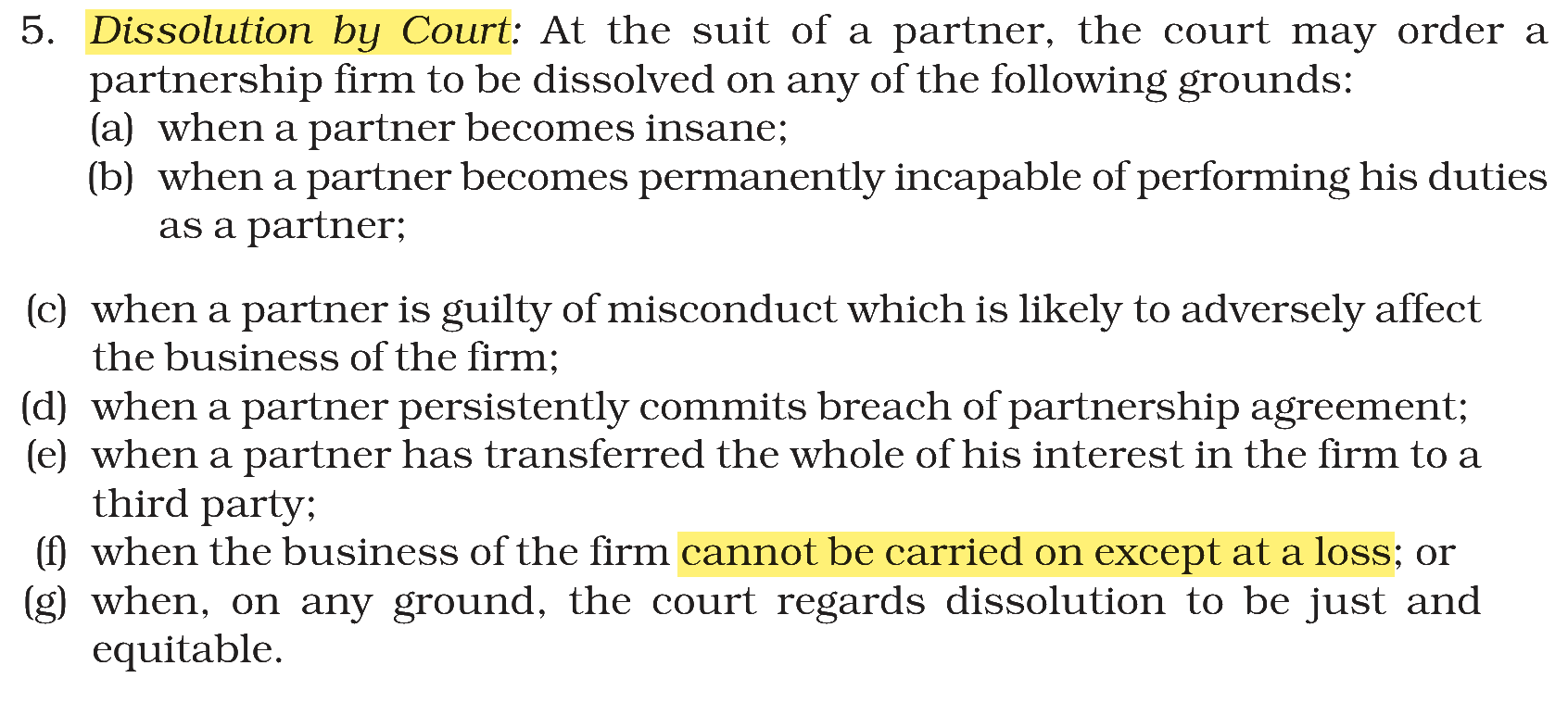 Extract from the NCERT textbook
