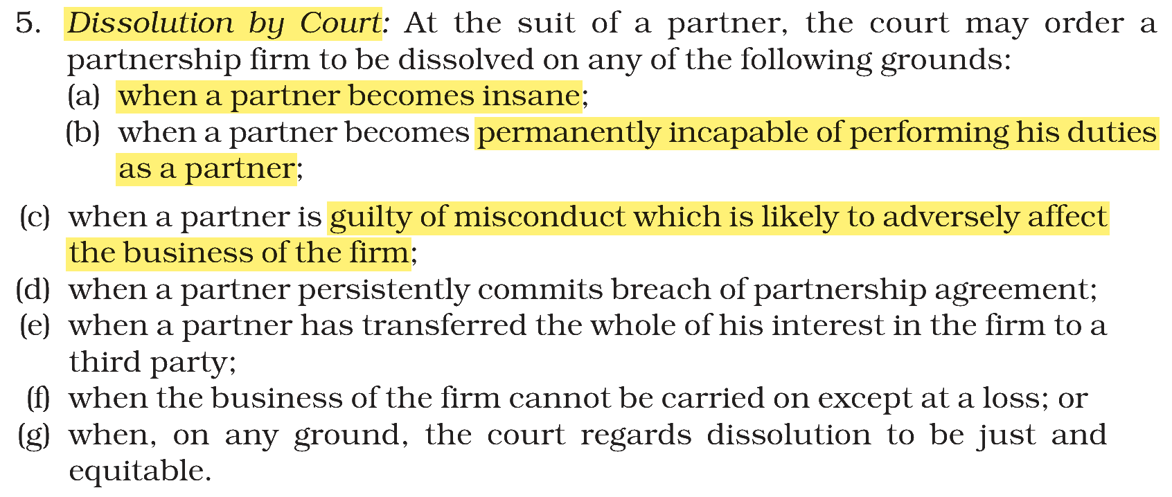 Extract from the NCERT textbook
