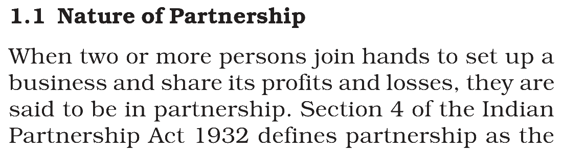 Extract from the NCERT textbook