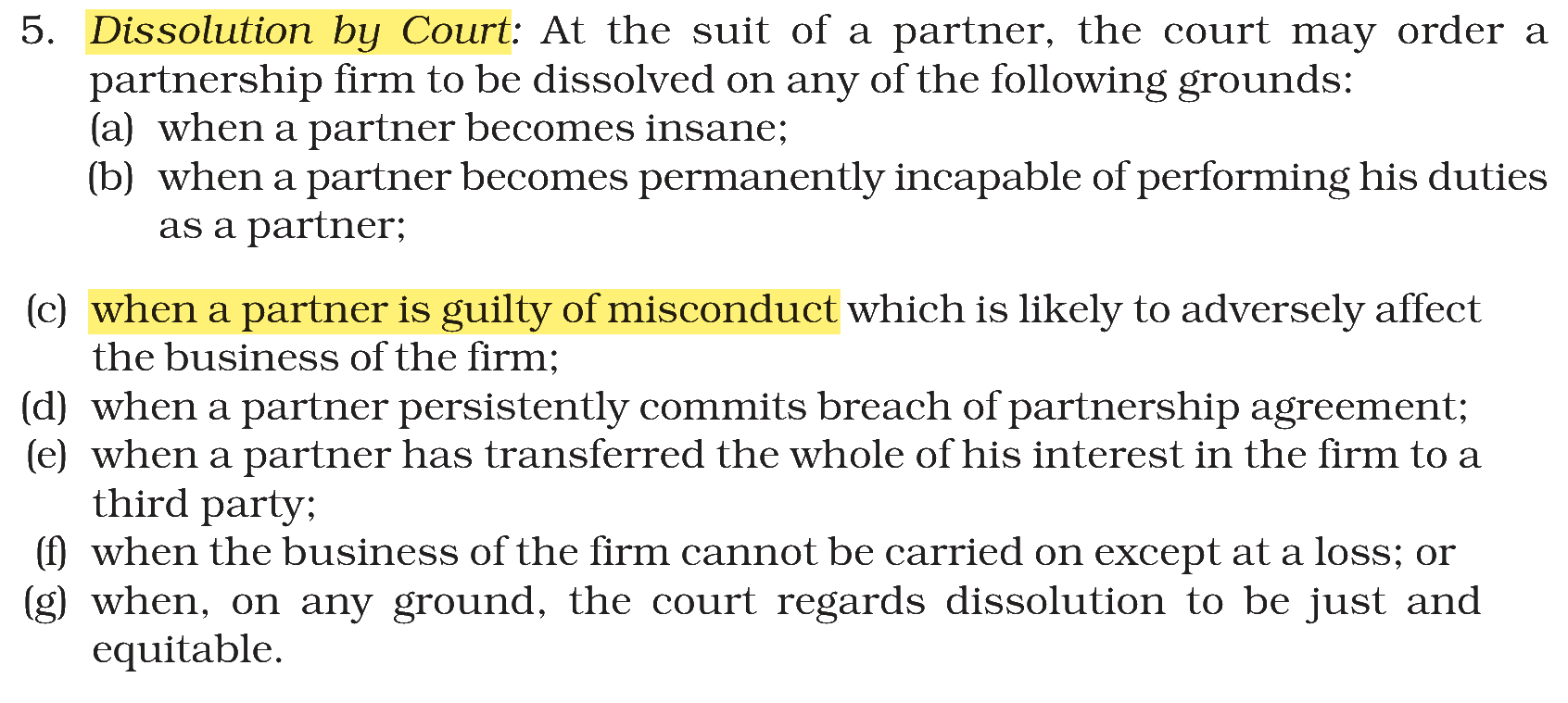 Extract from the NCERT textbook