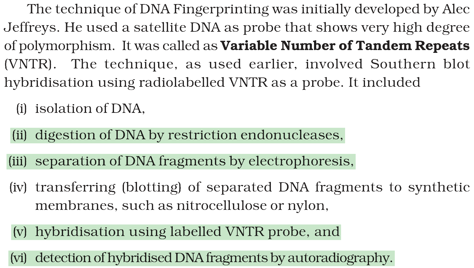 Textbook extract