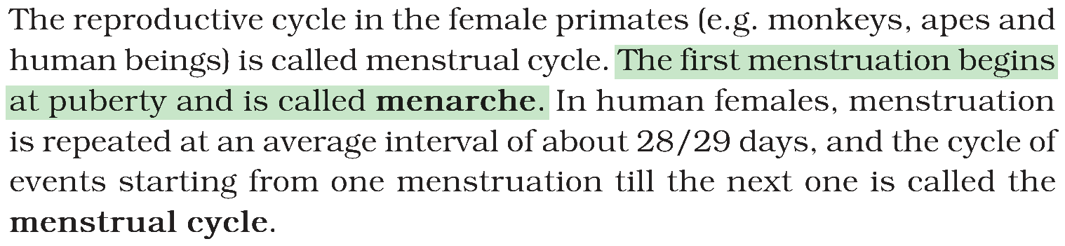 Textbook extract