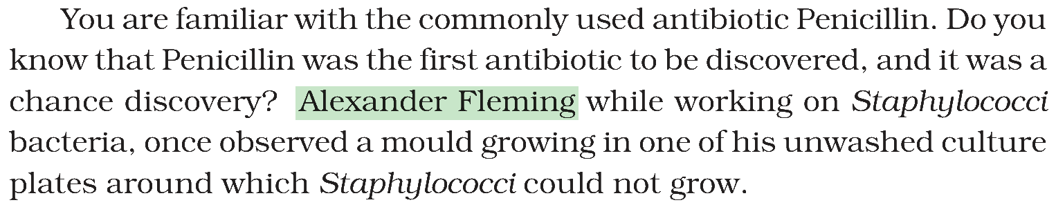 Textbook extract