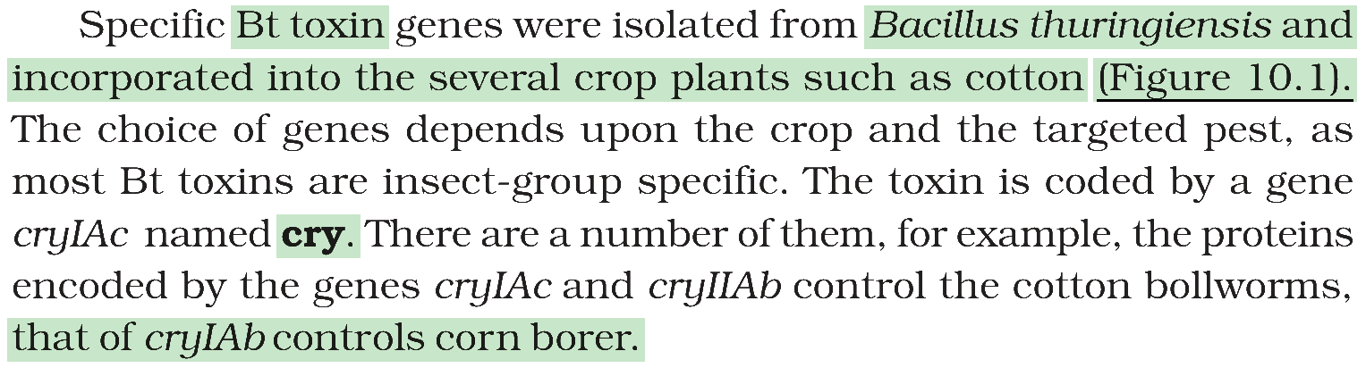 Textbook extract