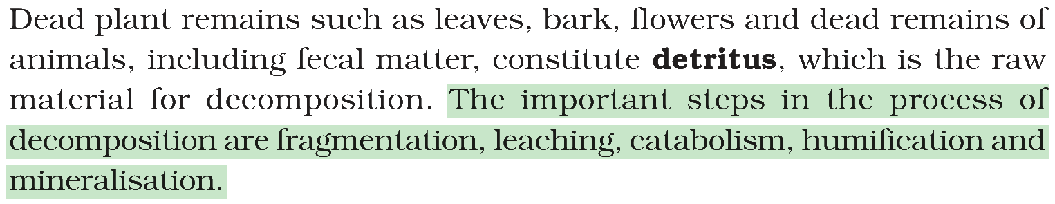 Textbook extract