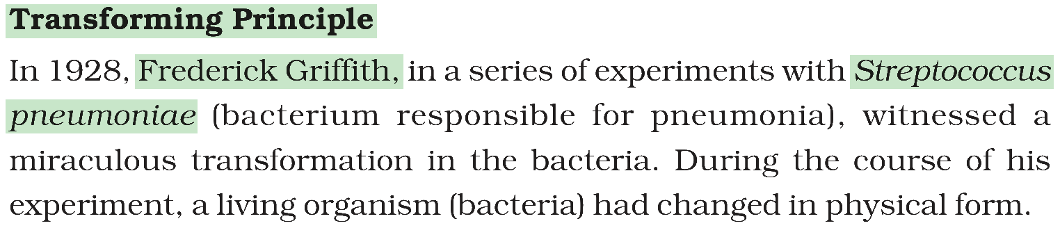 Textbook extract