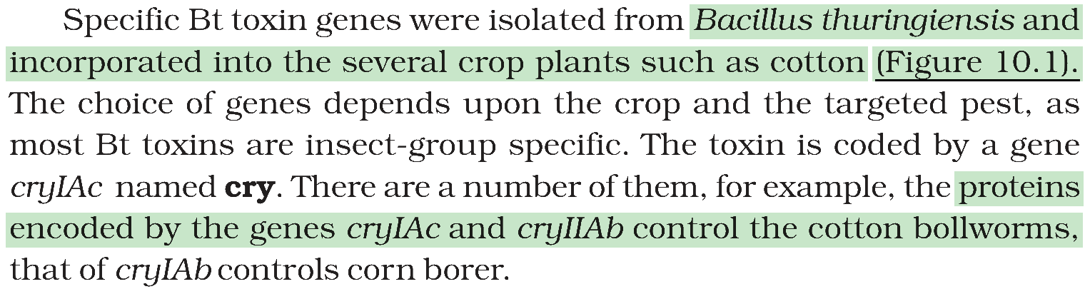 Textbook extract
