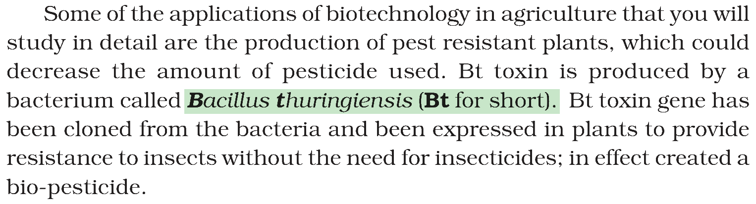 Textbook extract