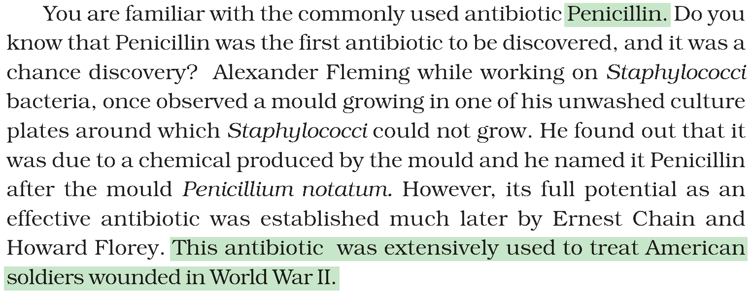 Textbook extract