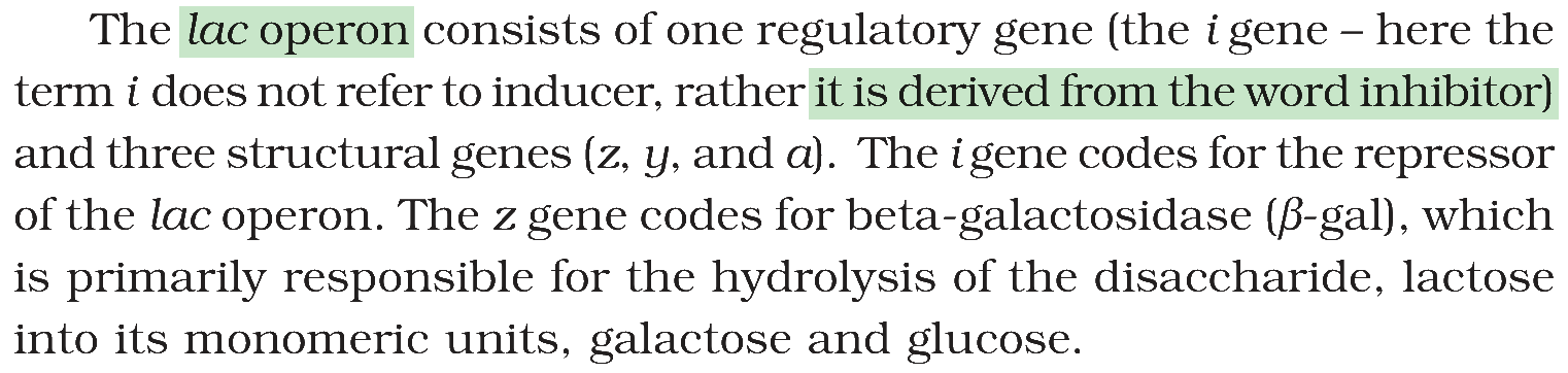 Textbook extract
