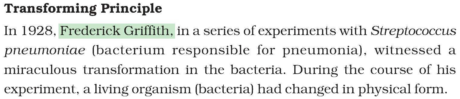 Textbook extract
