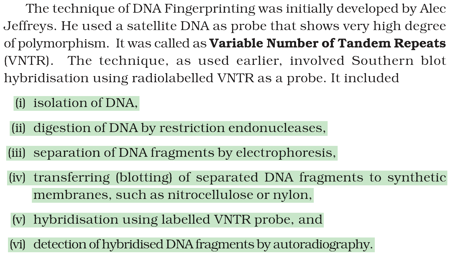 Textbook extract