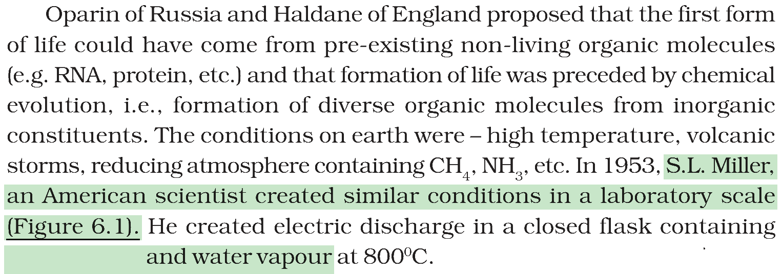 Textbook extract