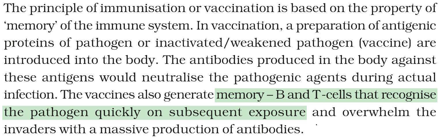 Textbook extract