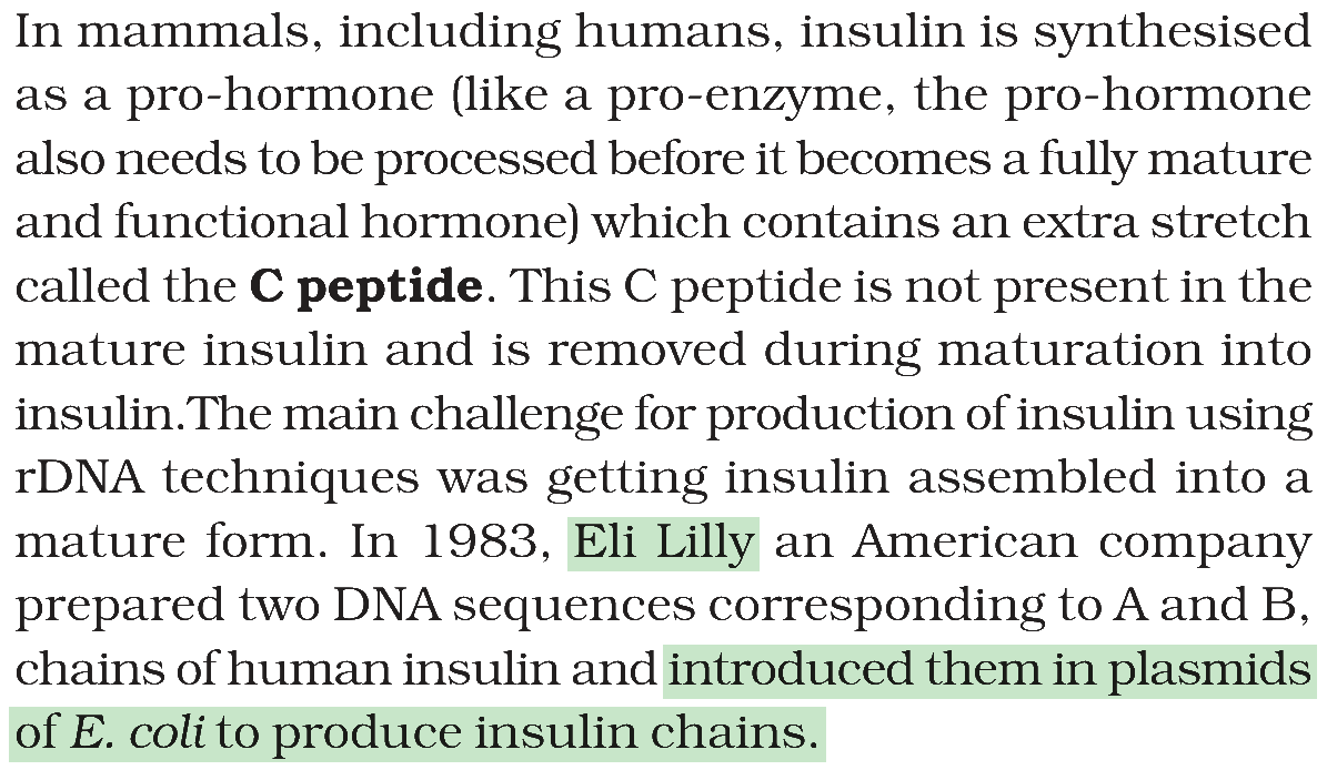 Textbook extract