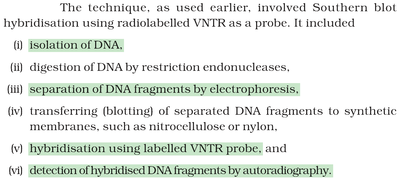 Textbook extract