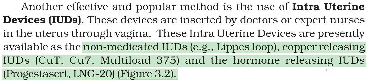 Textbook extract