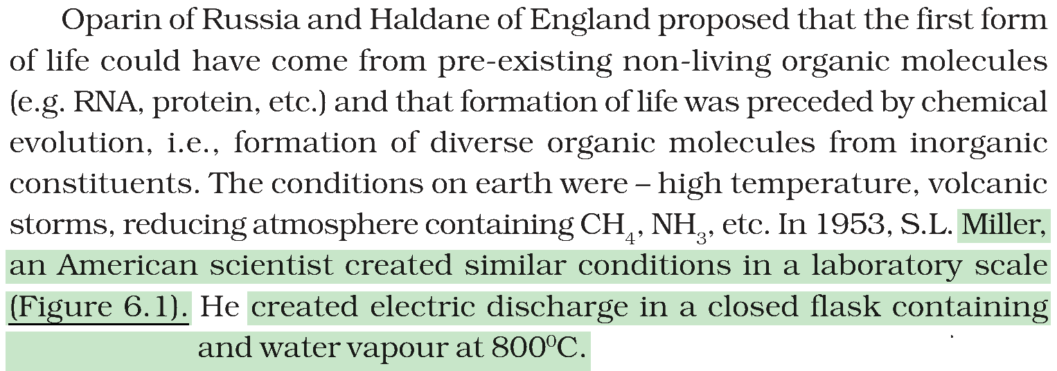 Textbook extract