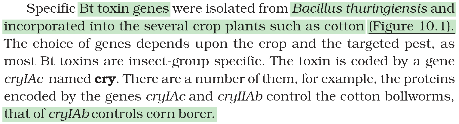 Textbook extract