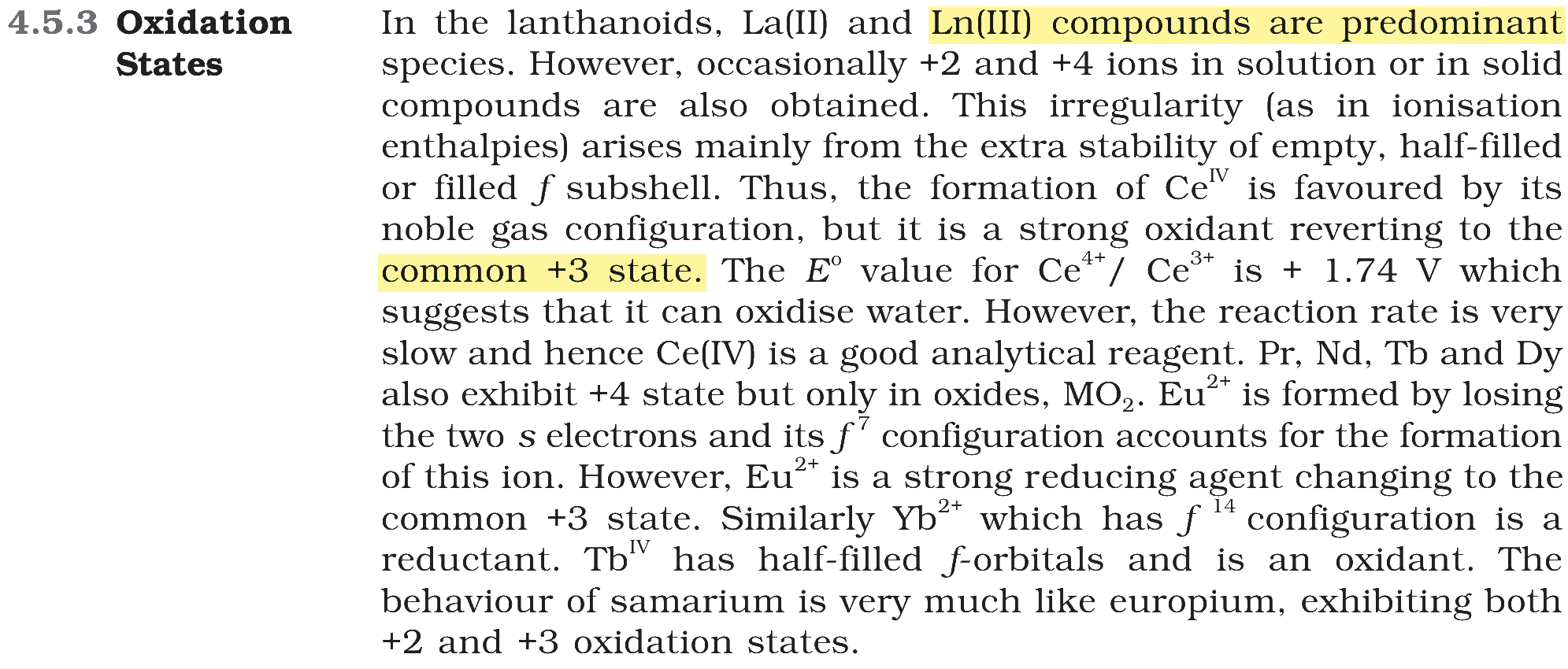 Textbook extract