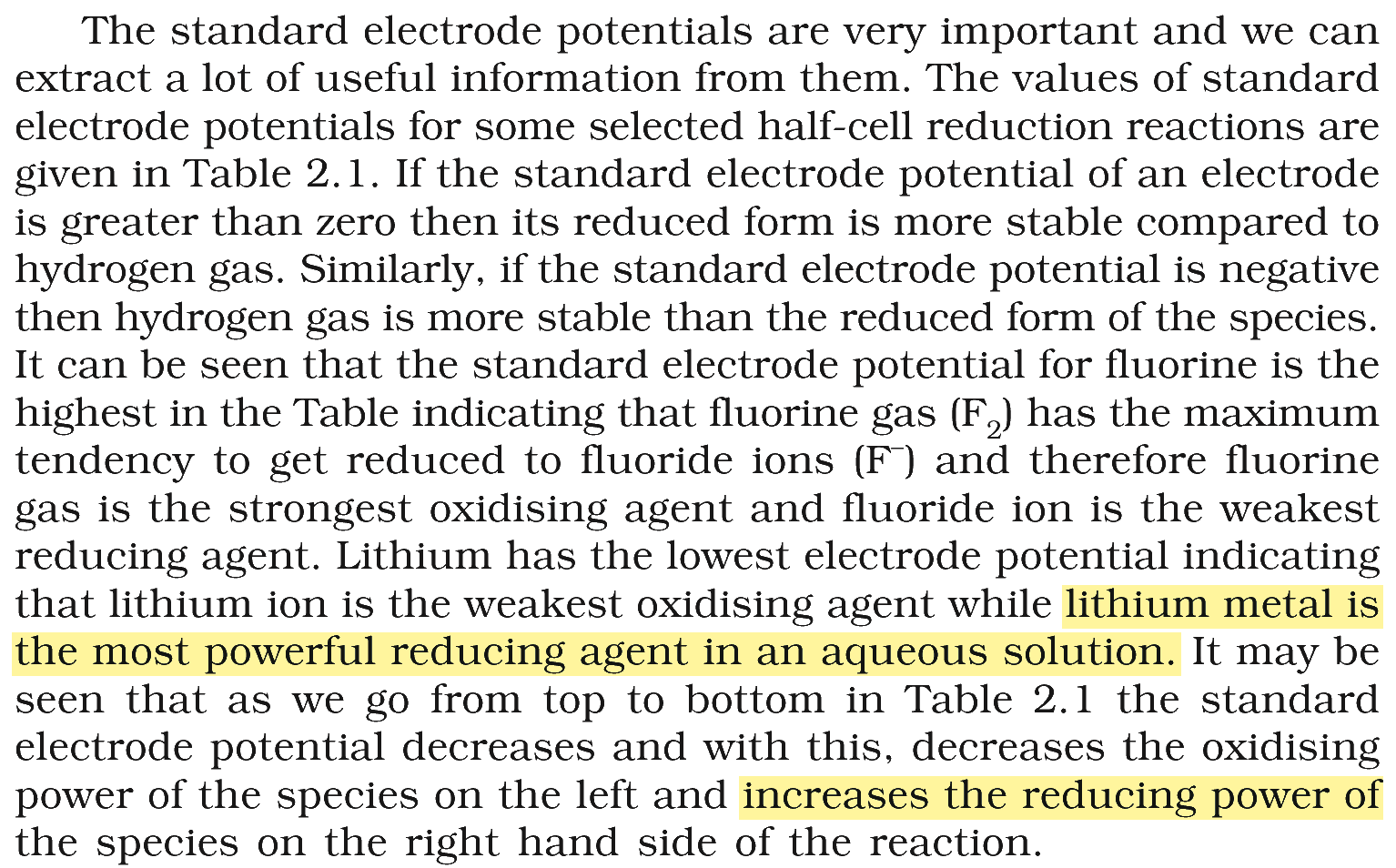 Textbook extract