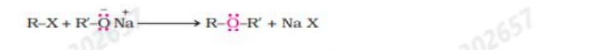 Williamson synthesis equation