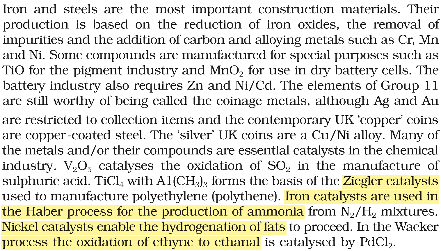 Textbook extract
