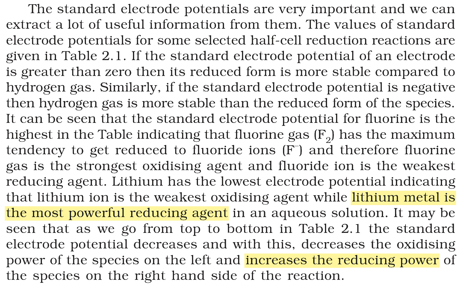 Textbook extract