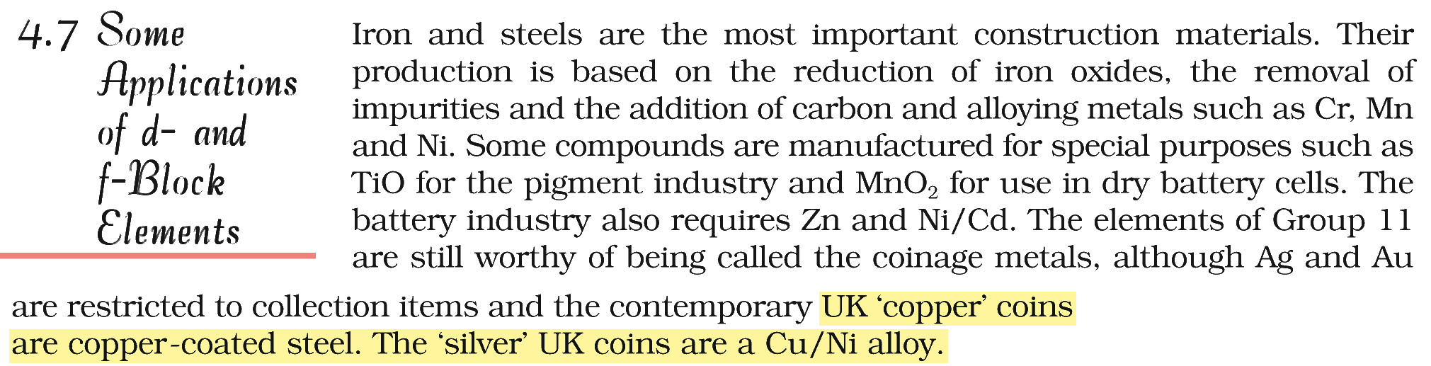 Textbook extract