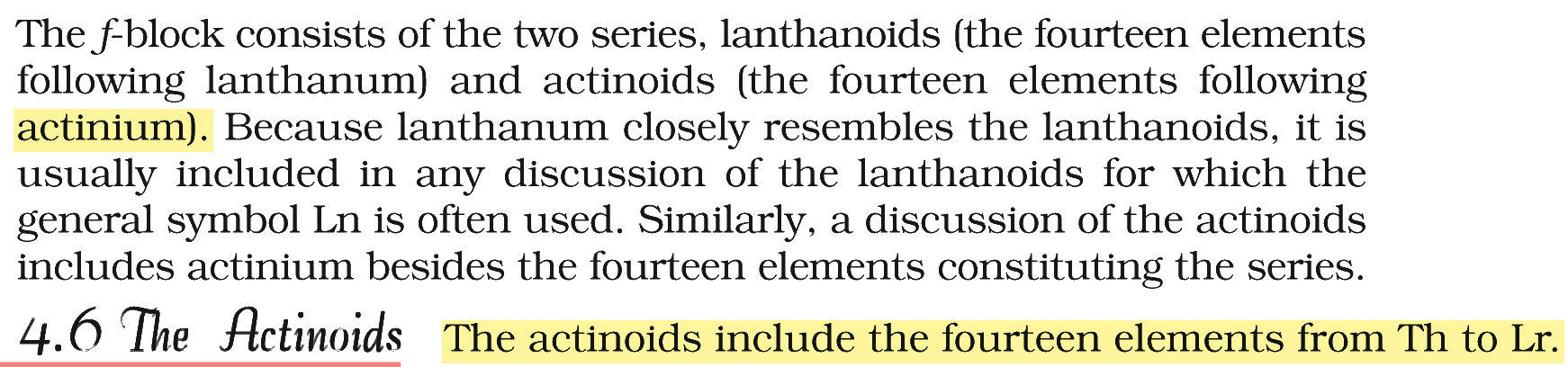 Textbook extract