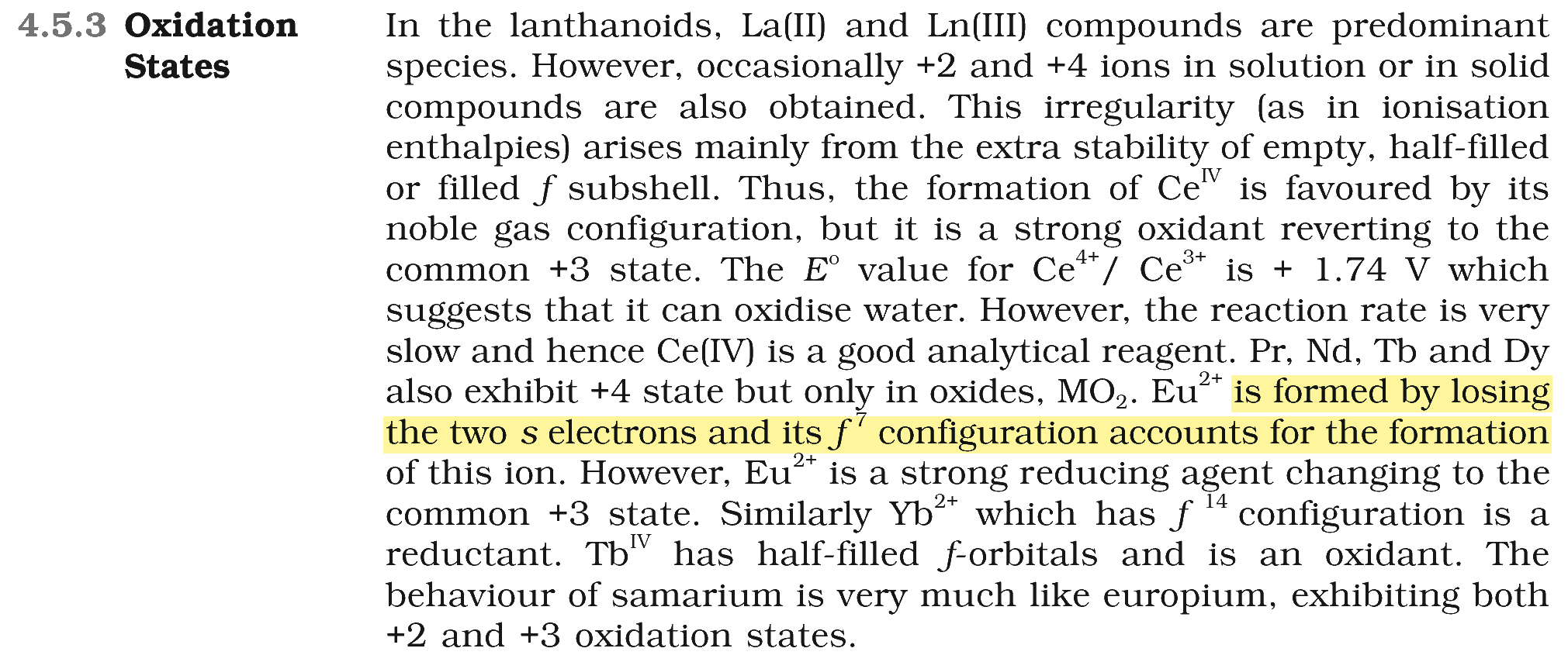Textbook extract