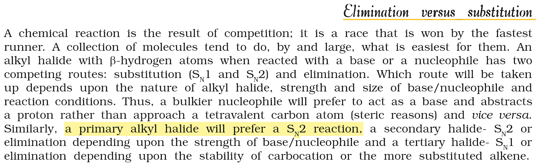 Textbook extract