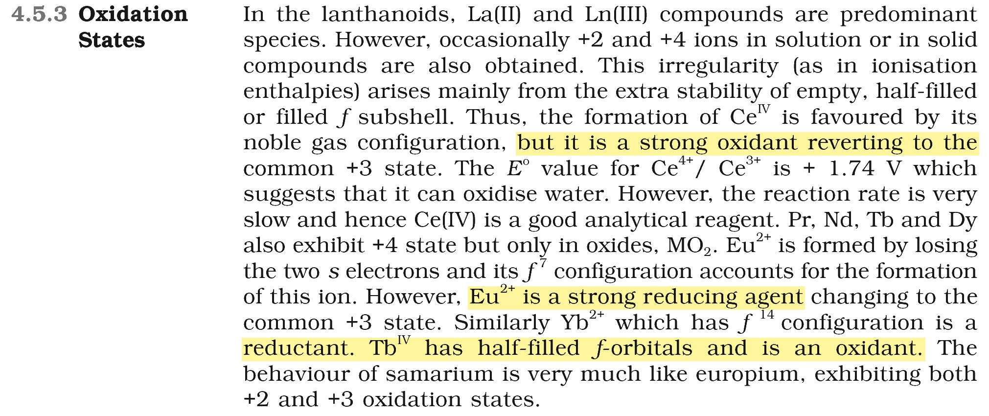 Textbook extract